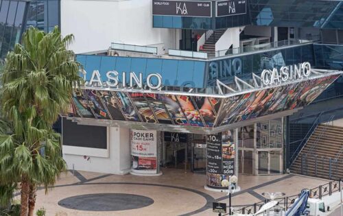 Casino Building at Famous Festival Hall in Cannes, France